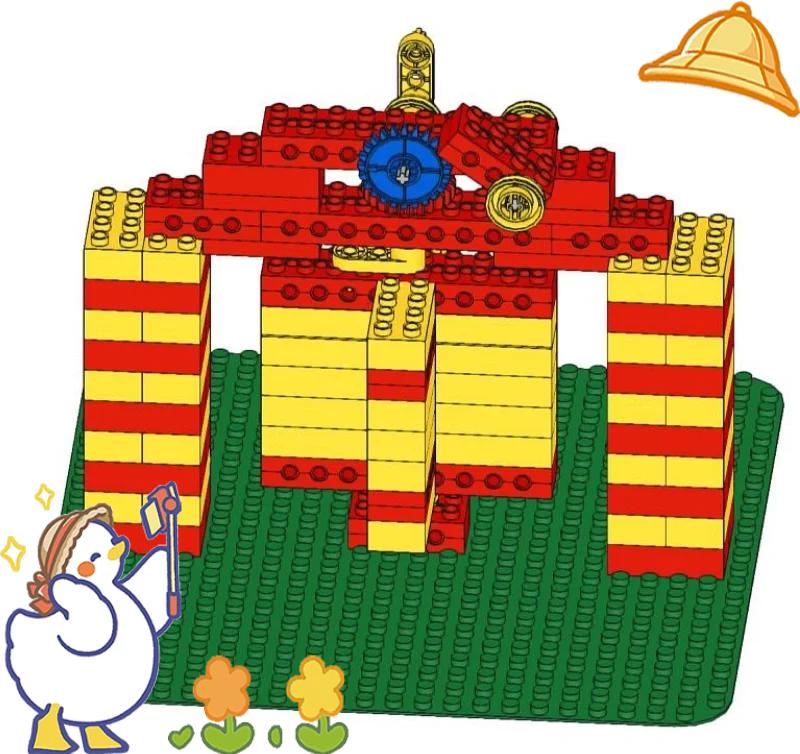 樂高大顆粒旋轉(zhuǎn)門課程體驗(yàn) 開啟創(chuàng)意與機(jī)械原理的趣味之門